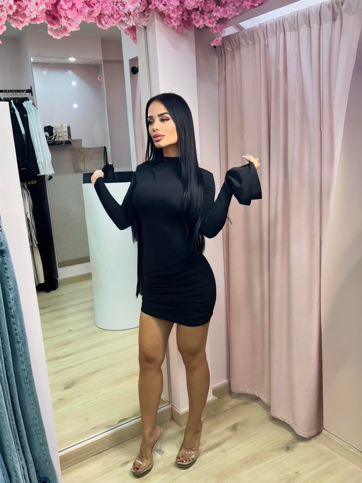 BUTTERFLY DRESS — ΜΑΥΡΟ