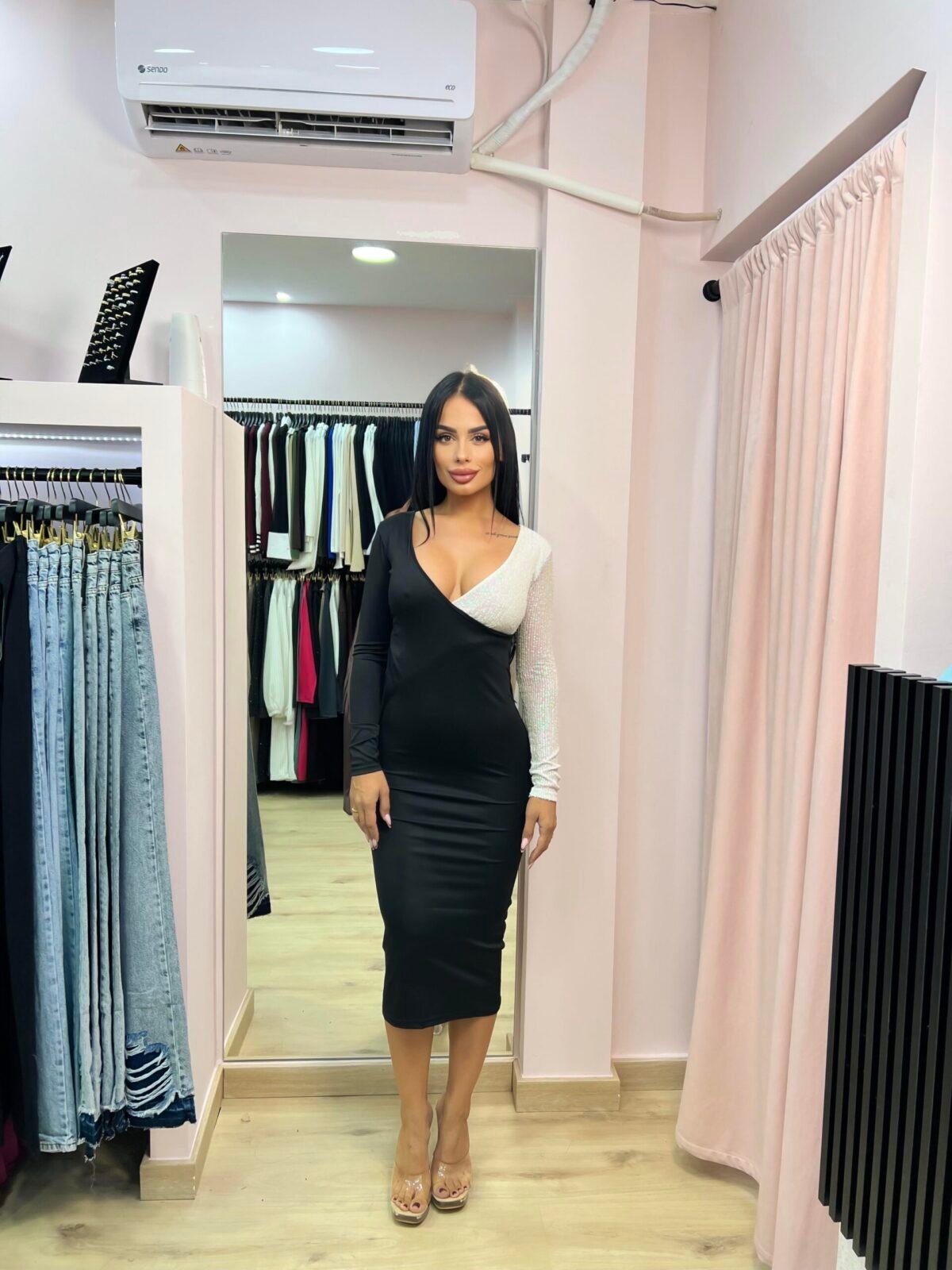 MIDI ΦΟΡΕΜΑ ΜΕ ΠΟΥΛΙΑ — ΛΕΥΚΟ